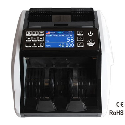 Counter Cash Mix Note Value Counting Machine TFT GBP 0.15mm Note RoHS