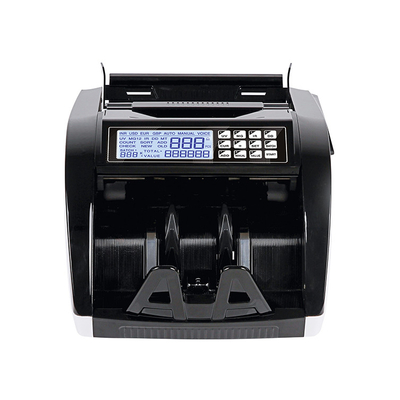 GBP USD Bill Counter And Sorter UV MG Cash Counting And Fake Note Machine 90MM