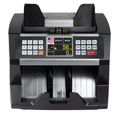 50X110 MM RUB  Mixed Denomination Bill Counter Fake Note Counting Machine 1500 pcs/min