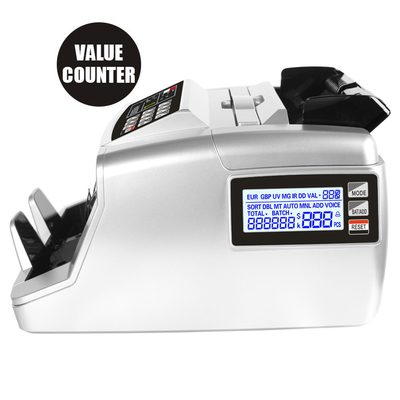 TFT Screen Indonesia Bill Counter Money Counter With Value Counting 90X190mm Note JPY