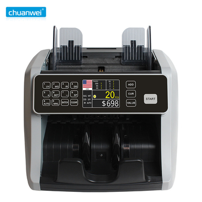 AL-160 UV MG Counterfeit Detect Front Loading Compact Money Counter Bill Counter Machine