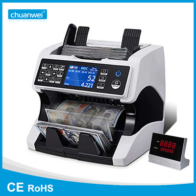 High End Professional CIS Sensor USD EURO Multi Currency Money Counter Value Counter Bill Counter