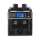 2 Pocket MXN 800pcs/Min Mix Value Counting Machine MG UV Money Denomination Counter