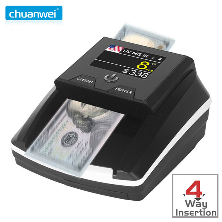 AL-136T Counterfeit Money Detector EUR AUD GBP Ultraviolet Light Money Detector