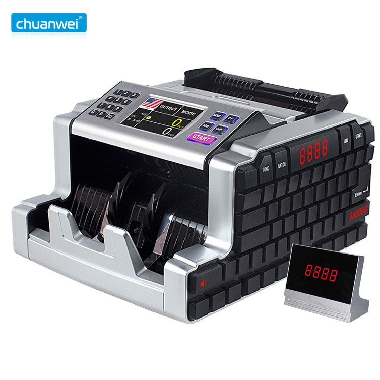 Chuanwei Portable Counterfeit Detector Cash Counting Machine