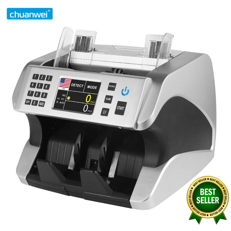 AL-185 TFT Display Note Counting Money Counter Machines Top Loading With Fake Detector BPD JPY