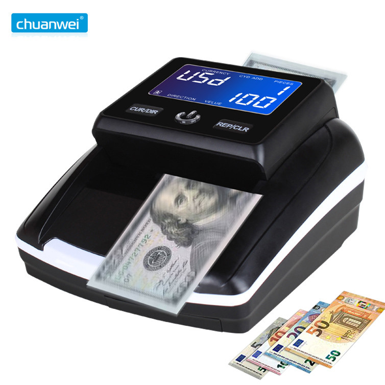 Banknote Bill Detector Counter UV/MG/IR Counterfeit Fake Money Detection F4D5